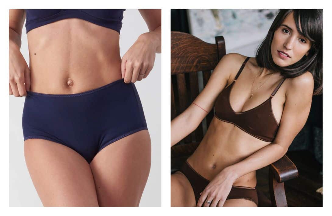 7 Organic Underwear Brands: No Ifs & Butts About Saving The Planet Images by Brook There #organicunderwear #organiccottonunderwear #organicpanties #organiccottonunderwearwomen #organicwomensunderwear #organiccottonmensunderwear #sustainablejungle