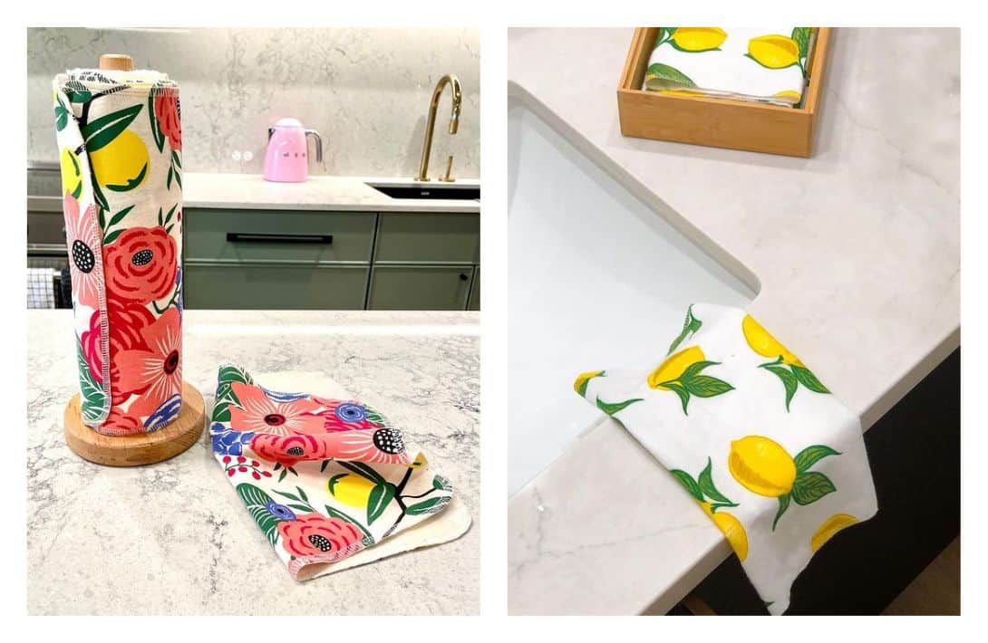 9 Paper Towel Alternatives To Ditch The Flimsy & Embrace Eco-Friendly Images by Earthly Co #papertowelalternatives #papertowelreplacements #bestpapertowelalternative #whattouseinsteadofpapertowels #swedishpapertowelalternative #sustainablejungle