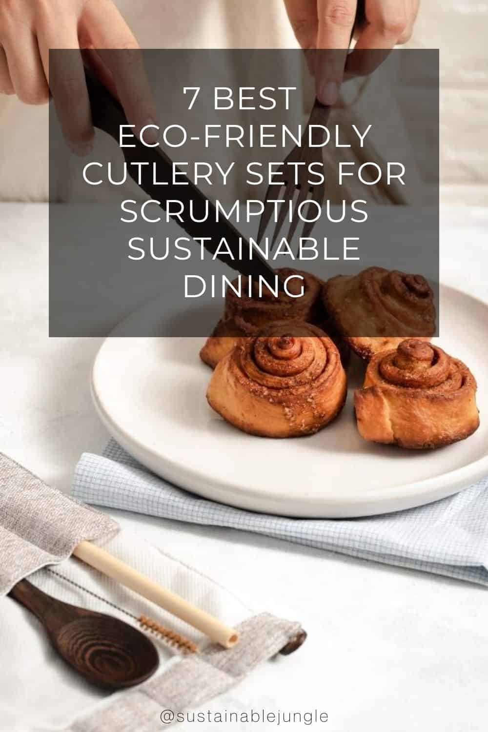 7 Best Eco-Friendly Cutlery Sets For Scrumptious Sustainable Dining Image by Jungle Culture #ecofriendlycutlery #ecofriendlycutlerysert #sustainablecutlery #sustainablereusablecutlery #ecofriendlytravelcutlery #ecocutlery #sustainablejungle