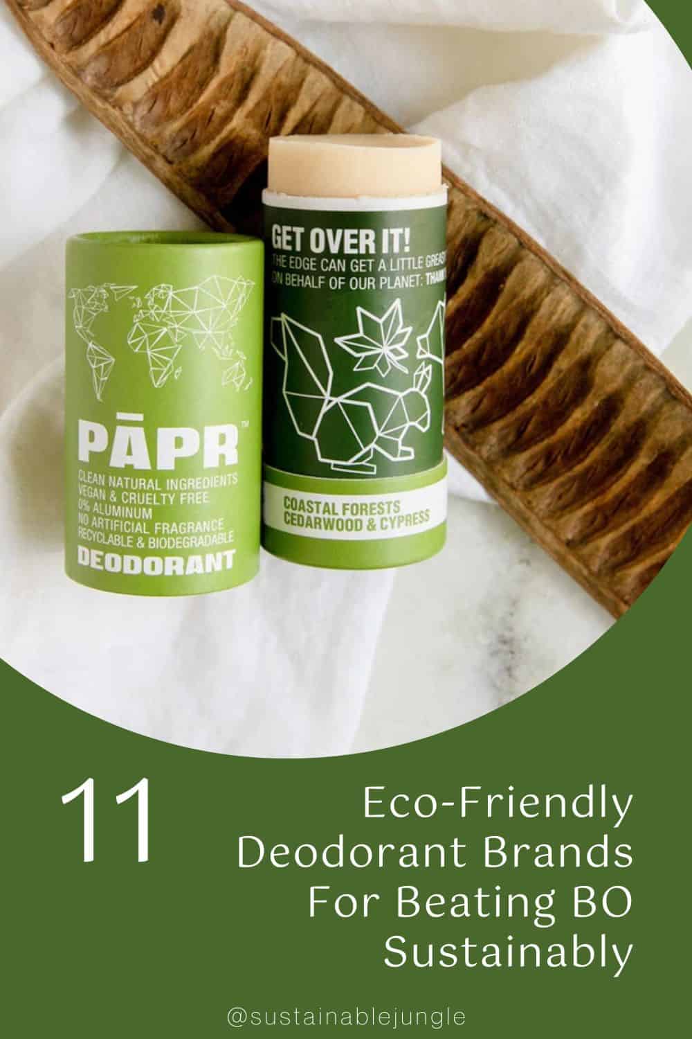 11 Eco-Friendly Deodorant Brands For Beating BO Sustainably Image by PAPR Cosmetics #ecofriendlydeodorant #sustainabledeodorant #sustainabledeodorantbrands #bestecofriendlydecoroant #ecofriendlydeodorantcontainers #naturalsustainabledeodorant #sustainablejungle