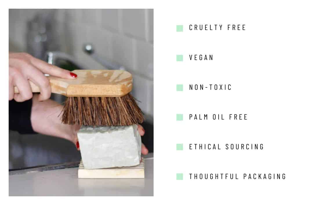 Zero Waste Dish Soap Bar and Pot Scrubber - Eco Girl Shop