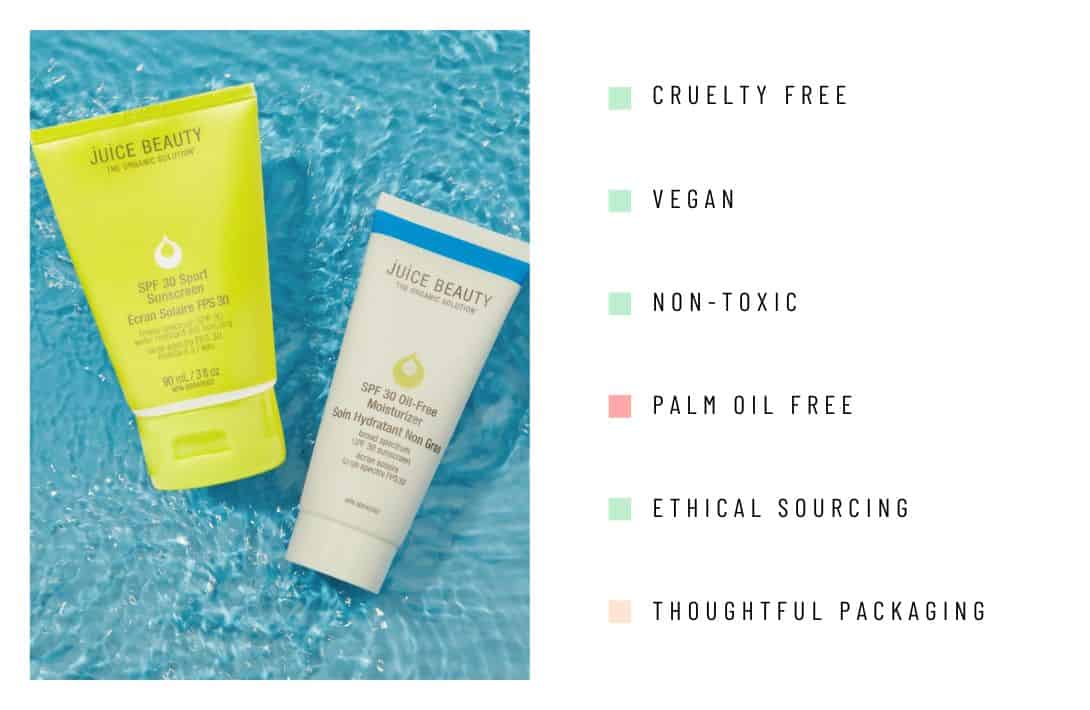 9 Cruelty-Free & Vegan Sunscreen Brands For A More Ethical Tan Image by Juice Beauty #vegansunscreen #crueltyfreesunscreen #crueltyfreefacesunscreen #vegancrueltyfreesunscreen #reefsafevegansunscreen #sustainablejungle