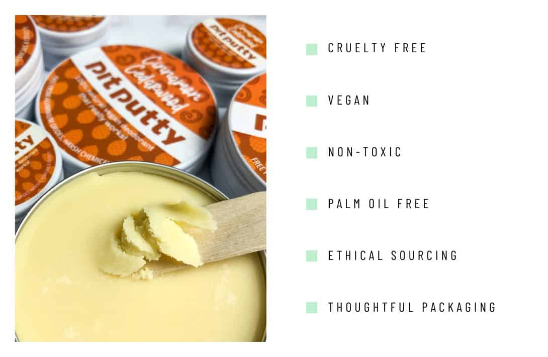 11 Eco-Friendly Deodorant Brands For Beating BO Sustainably Image by Pit Putty #ecofriendlydeodorant #sustainabledeodorant #sustainabledeodorantbrands #bestecofriendlydecoroant #ecofriendlydeodorantcontainers #naturalsustainabledeodorant #sustainablejungle
