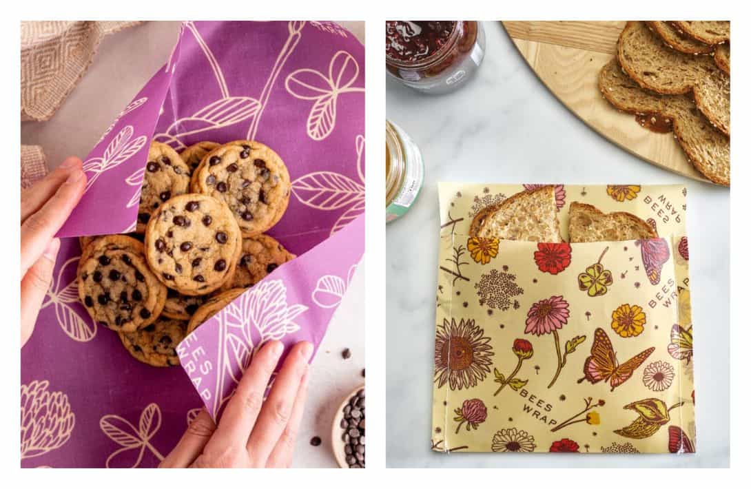 Store Food With These 9 Unbee-lievably Eco-Friendly Reusable Beeswax Wraps Images by Bee’s Wrap #beeswaxwraps #beeswaxfoodwrap #reusablefoodwraps #diybeeswaxwrap #reusablebeeswaxwraps #resusablebeeswaxfoodwrap #sustainablejungle