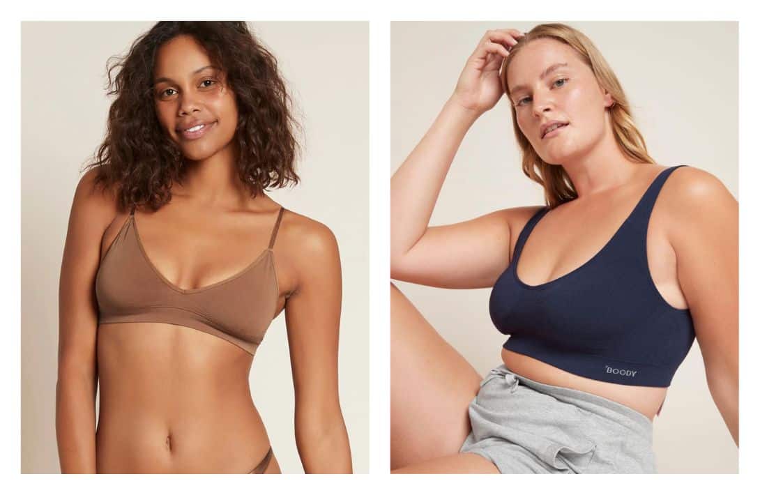 7 Organic Cotton Bralette Brands to Uplift Your Chest & The Environment Images by Boody #organiccottonbralette #organiccottonbralettes #wirelessorganiccottonbralettes #organicbralettes #sustainablebralettes #wirelessorganiccottonbralette #sustainablejungle
