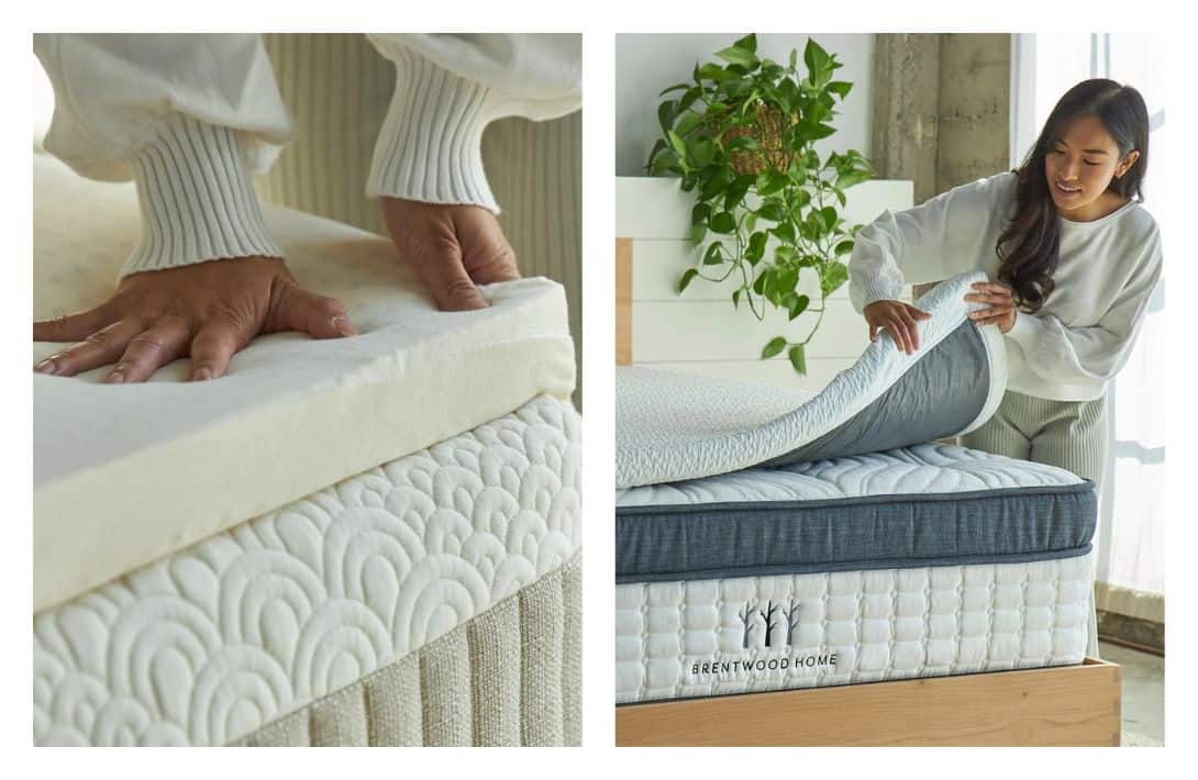 9 Mattress Toppers That Don’t Tussle With Mother Nature Images by Brentwood Home #organicmattrestopper #bestorganicmattresstopers #organiclatexmattresstoppers #organicwoolmattresstopper#nontoxicmattresstoppers #organicnnontoxicmattresstoppers #sustainablejungle