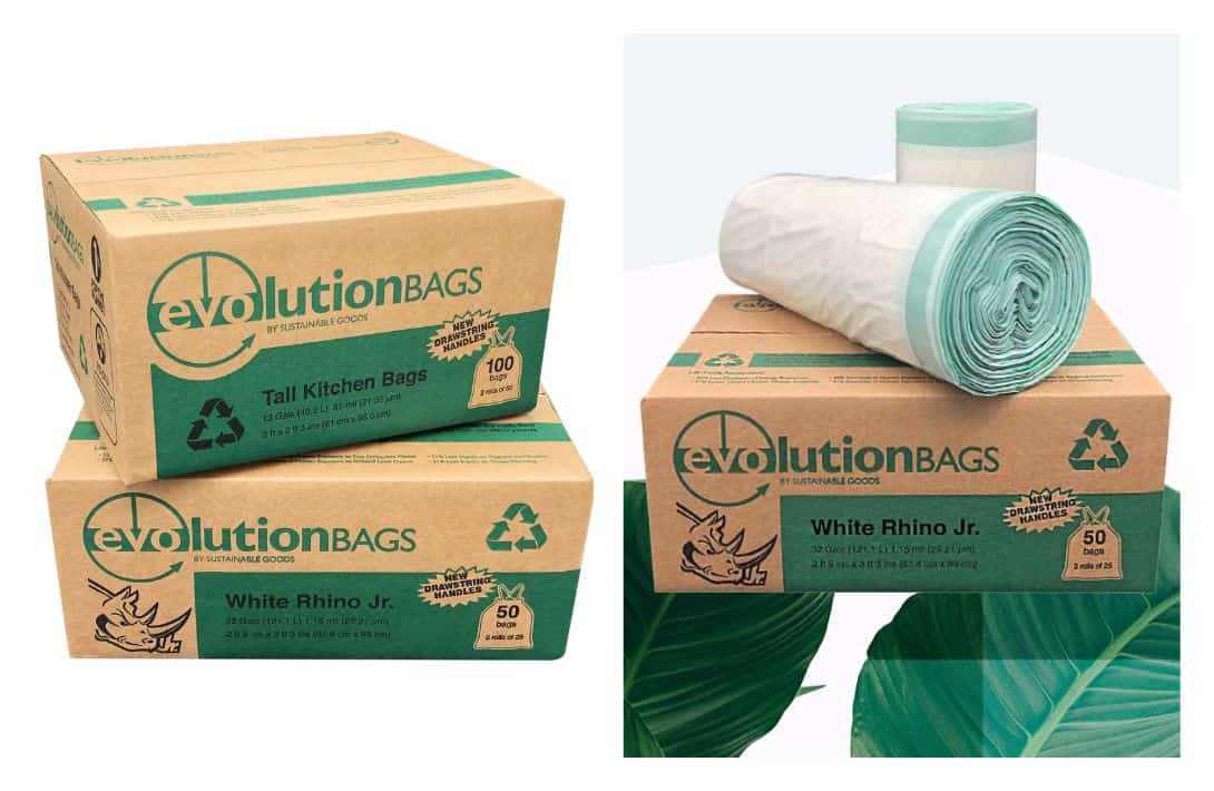9 Recycled Trash Bags For A Green(er) Garbage Can Images by Evolution Trash Bags #recycledtrashbags #recycledgarbagebags #recycledplastictrashbags #garbagebagsmadefromrecycledplastic #ecofriendlytrashbags #ecofriendlygarbagebags #sustainablejungle