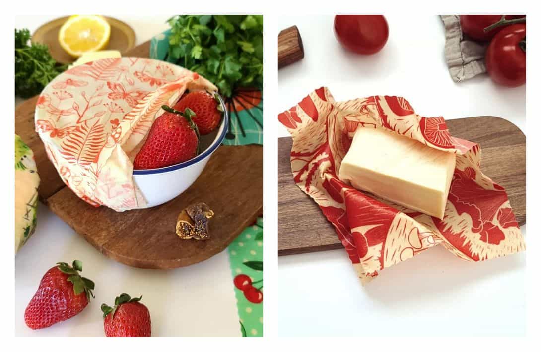 Store Food With These 9 Unbee-lievably Eco-Friendly Reusable Beeswax Wraps Images by Prairie Beeswrap #beeswaxwraps #beeswaxfoodwrap #reusablefoodwraps #diybeeswaxwrap #reusablebeeswaxwraps #resusablebeeswaxfoodwrap #sustainablejungle