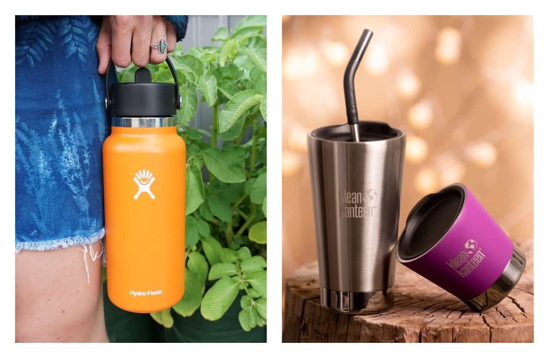13 Eco-Friendly Travel Products To Jetset Your Sustainability Images by Sustainable Jungle and Klean Kanteen #ecofriendlytravelproducts #ecofriendlytravelcontainers #ecofriendlyproductstravel #sustainabletravelproducts #sustainabletravelkit #sustainablejungle