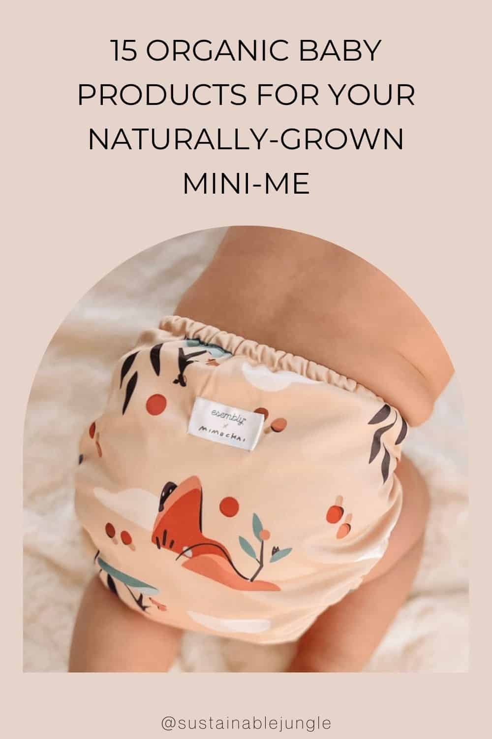 15 Organic Baby Products For Your Naturally-Grown Mini-Me Image by Esembly #organicbabyproducts #bestorganicbabyproducts #organicproductsforbaby #naturalbabyproducts #allnaturalbabyproducts #organicbabysupplies #sustainablejungle