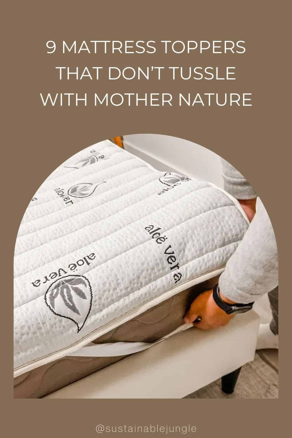 9 Mattress Toppers That Don’t Tussle With Mother Nature Image by TFS Natural Home #organicmattrestopper #bestorganicmattresstopers #organiclatexmattresstoppers #organicwoolmattresstopper#nontoxicmattresstoppers #organicnnontoxicmattresstoppers #sustainablejungle