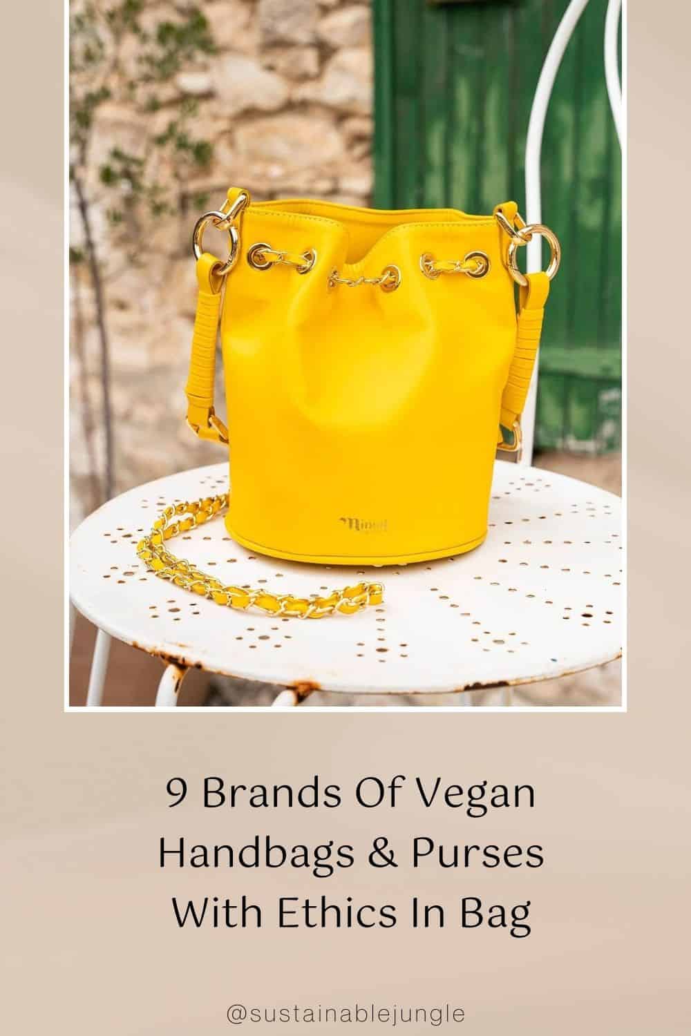 9 Brands Of Vegan Handbags & Purses With Ethics In Bag Image by Watson and Wolf #veganhandbags #veganleatherhandbags #veganbags #veganpurses #bestveganleatherpurses #petaapprovedveganpurse #sustainablejungle