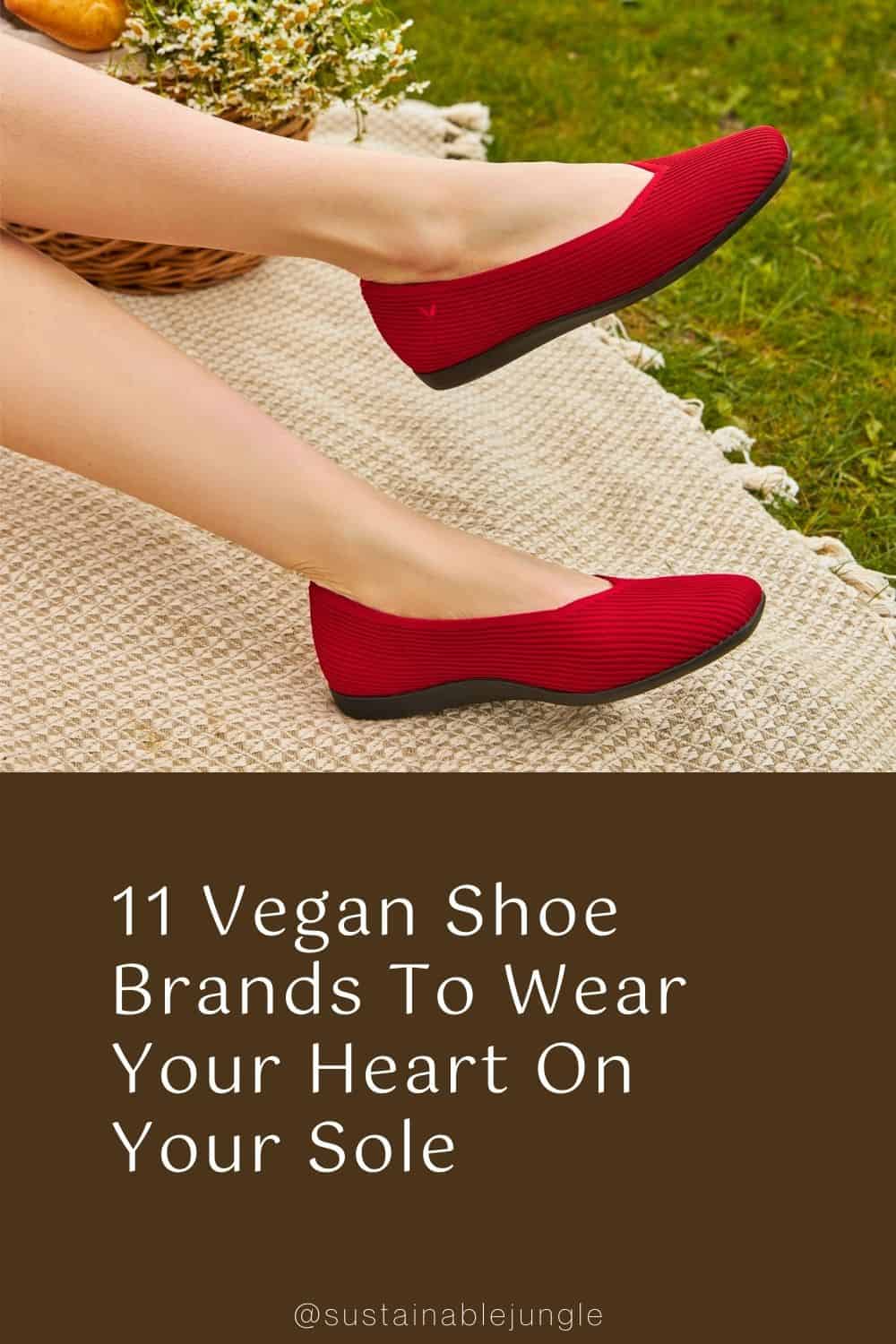 11 Vegan Shoe Brands To Wear Your Heart On Your Sole Image by VIVAIA #veganshoebrands #bestveganshoebrands #bestveganshoes #veganshoebrandsusa #veganshoebrandsuk #veganfriendlyshoebrands #sustainablejungle