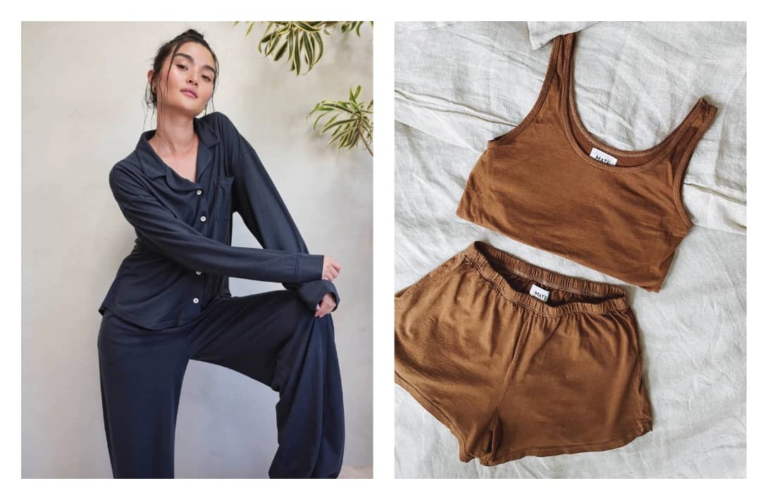 13 Sustainable Pajamas & Sleepwear Brands Hitting The Ethical Snooze Button Images by MATE the Label #sustainablepajamas #sustainablesleepwear #sustainablewomenspajamas #ecofriendlypajamas #ecofriendlysleepwear #sustainablepajamasets #sustainablejungle