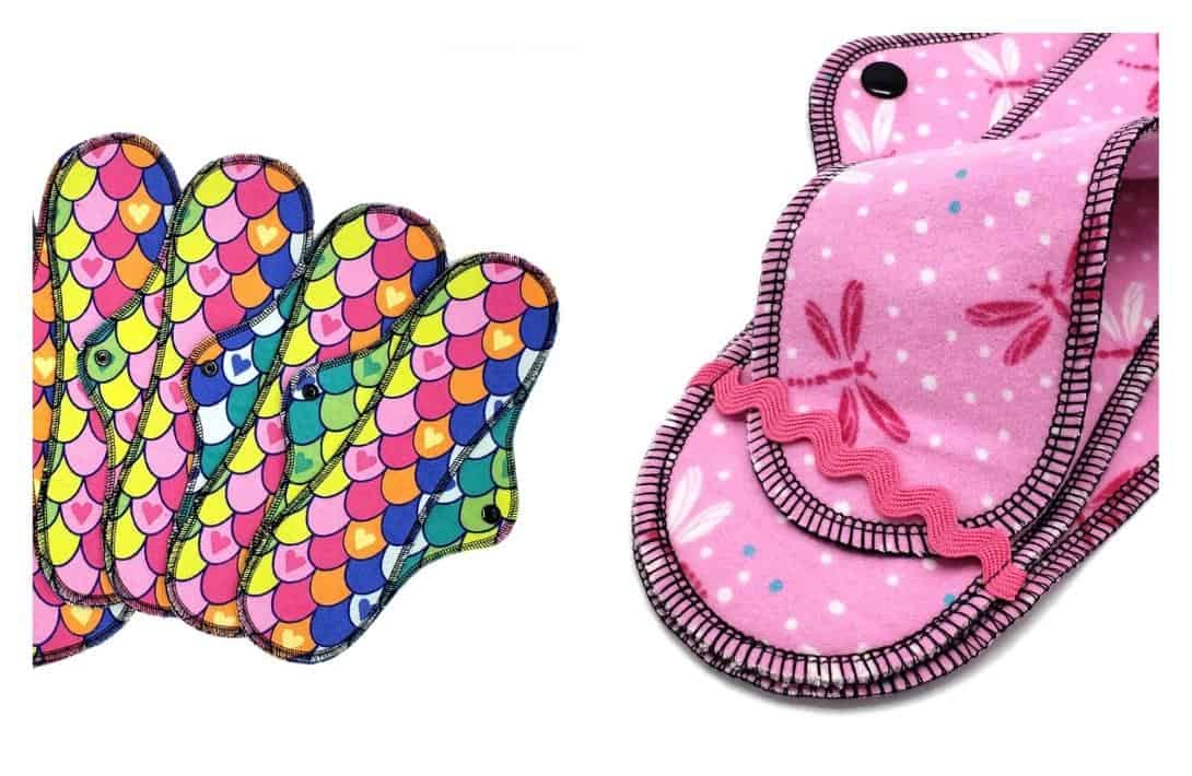 9 Reusable Period Pads To Make Your Menstrual Cycle More Circular Images by Padtastic #reusableperiodpads #reusablecottonperiodpads #reusablecottonpadsforperiods #reusablementrualpads #bestreusablemenstrualpads #sustainablejungle