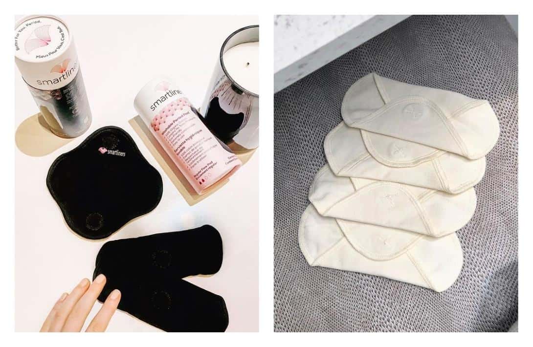 9 Reusable Period Pads To Make Your Menstrual Cycle More Circular Images by Smartliners #reusableperiodpads #reusablecottonperiodpads #reusablecottonpadsforperiods #reusablementrualpads #bestreusablemenstrualpads #sustainablejungle