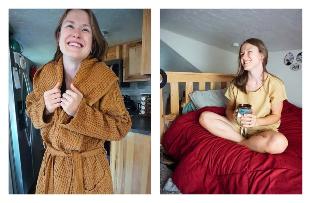 13 Sustainable Pajamas & Sleepwear Brands Hitting The Ethical Snooze Button Images by Sustainable Jungle #sustainablepajamas #sustainablesleepwear #sustainablewomenspajamas #ecofriendlypajamas #ecofriendlysleepwear #sustainablepajamasets #sustainablejungle