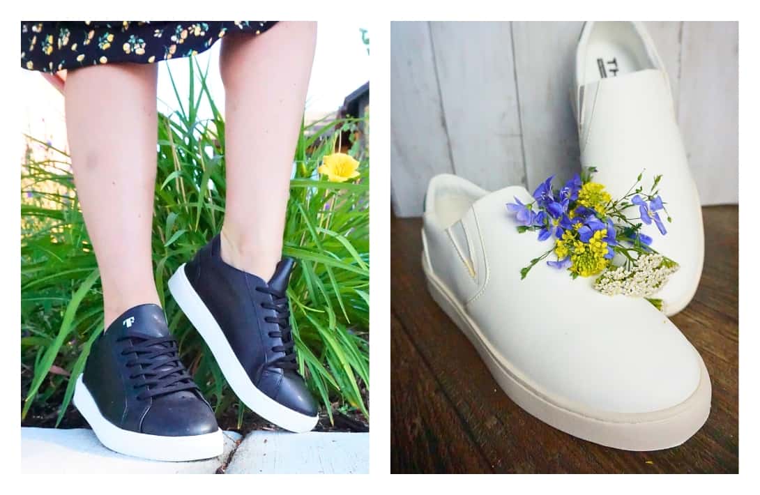 11 Vegan Shoe Brands To Wear Your Heart On Your Sole Images by Sustainable Jungle #veganshoebrands #bestveganshoebrands #bestveganshoes #veganshoebrandsusa #veganshoebrandsuk #veganfriendlyshoebrands #sustainablejungle