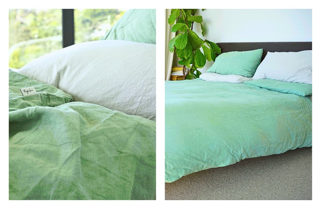 11 Sustainable Bedding Brands Tucking You In Without Toxins Images by Sustainable Jungle #sustainablebedding #affordablesustainablebedding #sustainablesheets #ecofriendlybedding #ecofriendlysheets #sustainablejungle