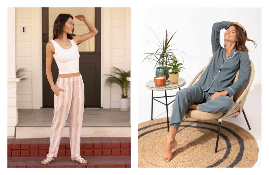 13 Sustainable Pajamas & Sleepwear Brands Hitting The Ethical Snooze Button Images by Threads 4 Thought #sustainablepajamas #sustainablesleepwear #sustainablewomenspajamas #ecofriendlypajamas #ecofriendlysleepwear #sustainablepajamasets #sustainablejungle