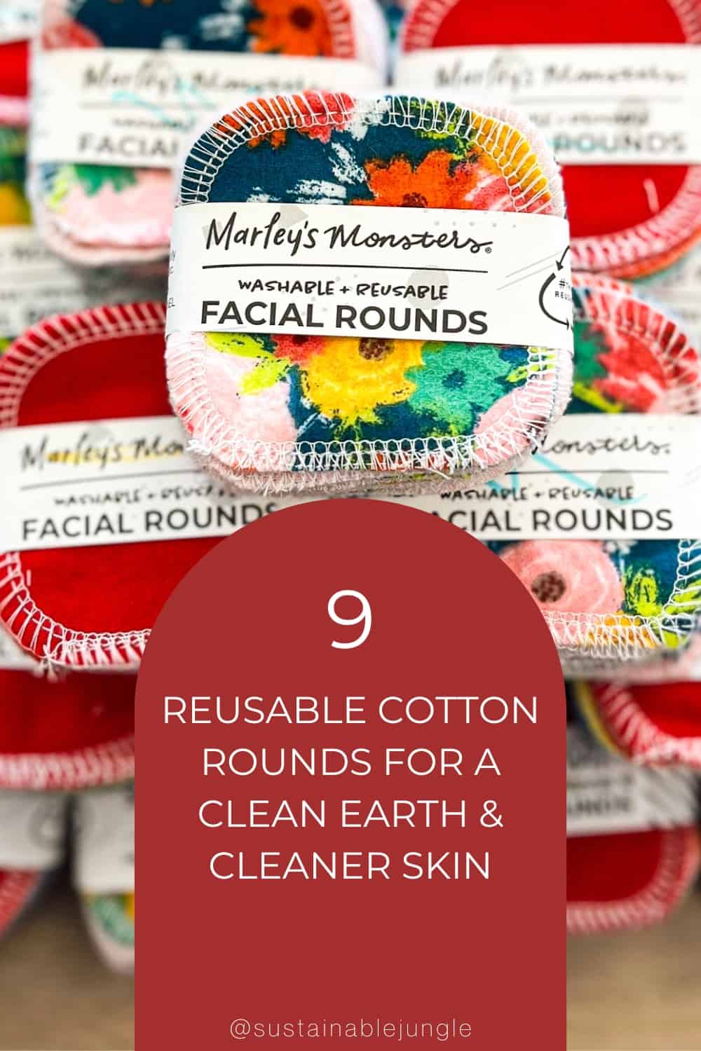 9 Reusable Cotton Rounds For A Clean Earth & Cleaner Skin Image by Marley's Monsters #reusablecottonrounds #reusablefacialrounds #reusablemakeupremoverpads #bestreusablecottonrounds #reusablecottonfacepads #sustainablejungle