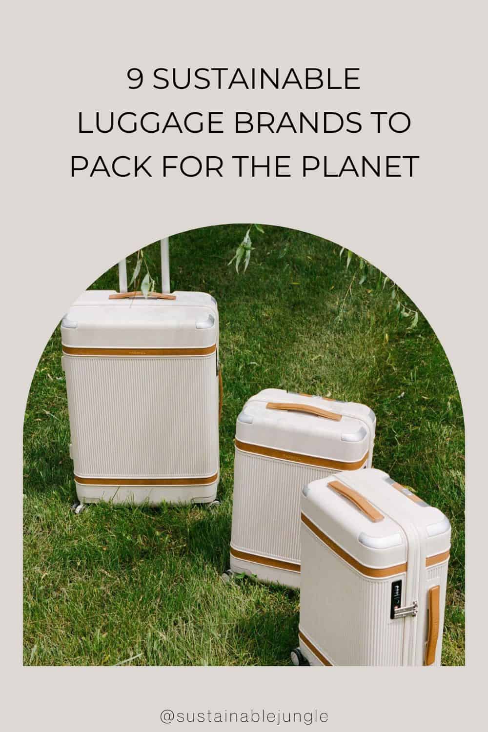 9 Sustainable Luggage Brands To Pack For The Planet Image by Paravel #sustainableluggage #ecofriendlyluggage #sustainablecarryonluggage #sustainablesuitcases #ecofriendlyluggagebrands #ecofriendlyrecycledluggage #sustainablejungle