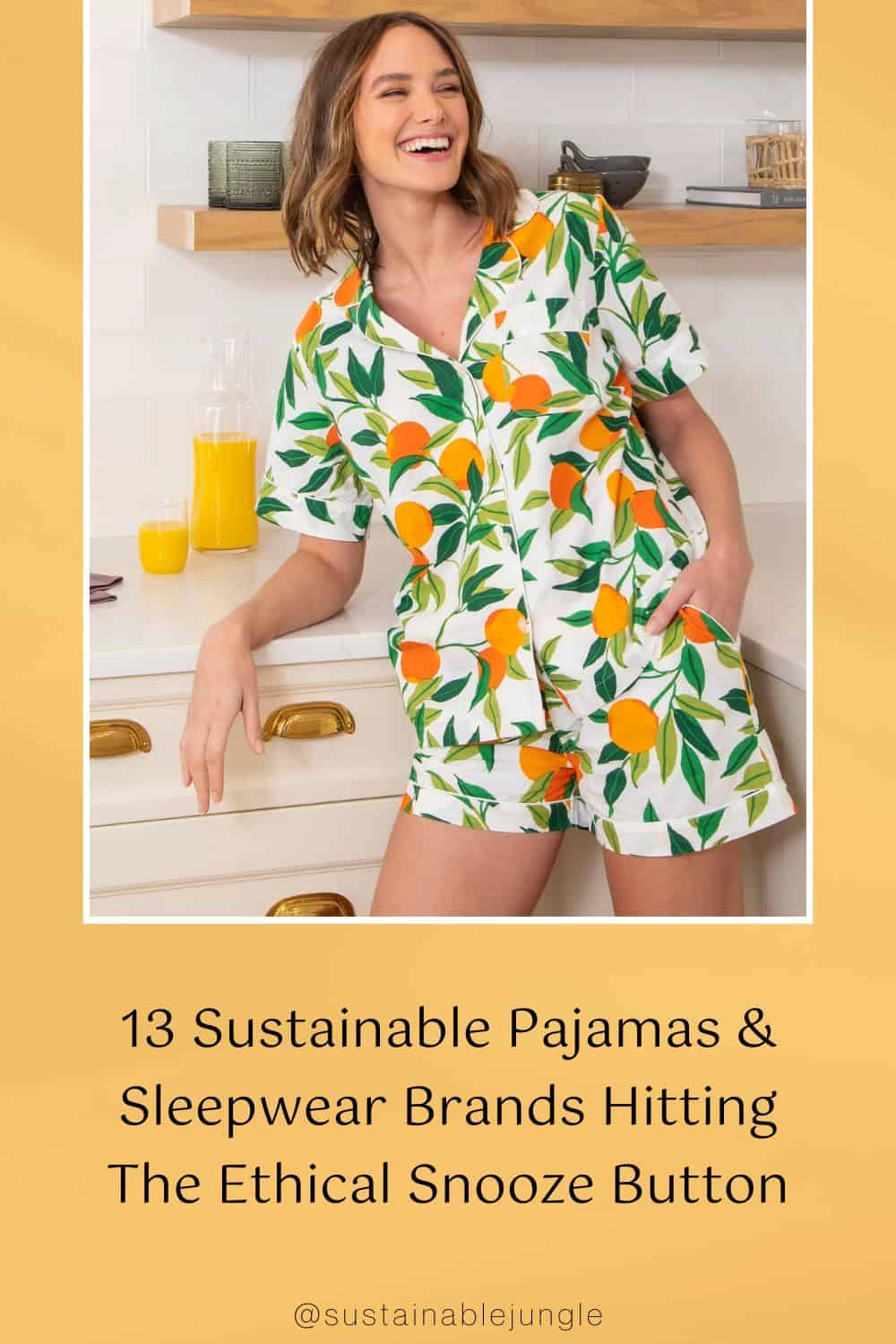 13 Sustainable Pajamas & Sleepwear Brands Hitting The Ethical Snooze Button Image by Printfresh #sustainablepajamas #sustainablesleepwear #sustainablewomenspajamas #ecofriendlypajamas #ecofriendlysleepwear #sustainablepajamasets #sustainablejungle