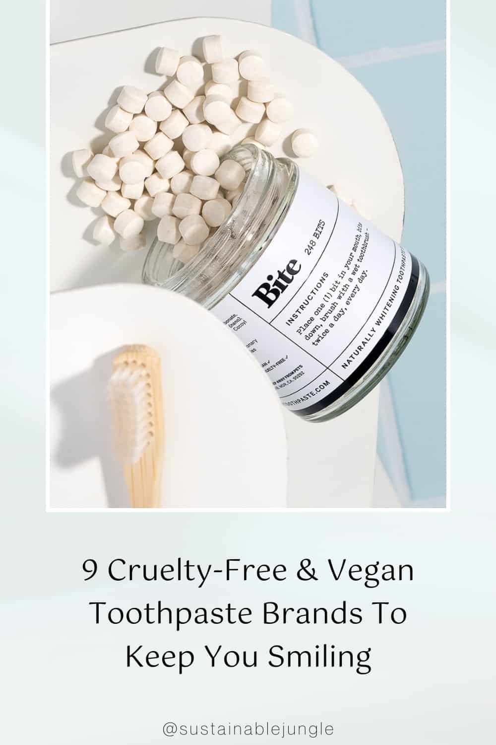 9 Cruelty-Free & Vegan Toothpaste Brands To Keep You Smiling Image by Bite #vegantoothpaste #bestvegantoothpaste #vegantoothpastewithfluroride #crueltyfreetoothpaste #veganandcrueltyfreetoothpaste #crueltyfreesensitivetoothpaste #sustainablejungle