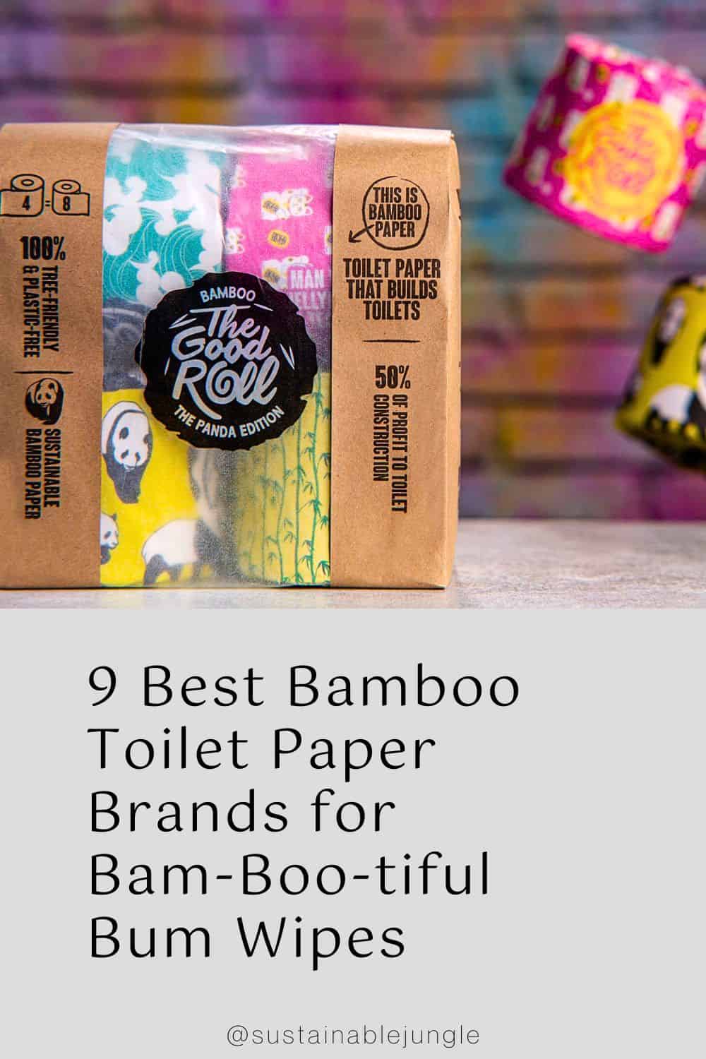 9 Best Bamboo Toilet Paper Brands for Bam-Boo-tiful Bum Wipes Image by The Good Roll #bestbambootoiletpaper #bambootoiletpaperreview #bambootoiletpaperbrands #bestbambootoiletpapersubscription #organicbambootoiletpaper #sustainablejungle