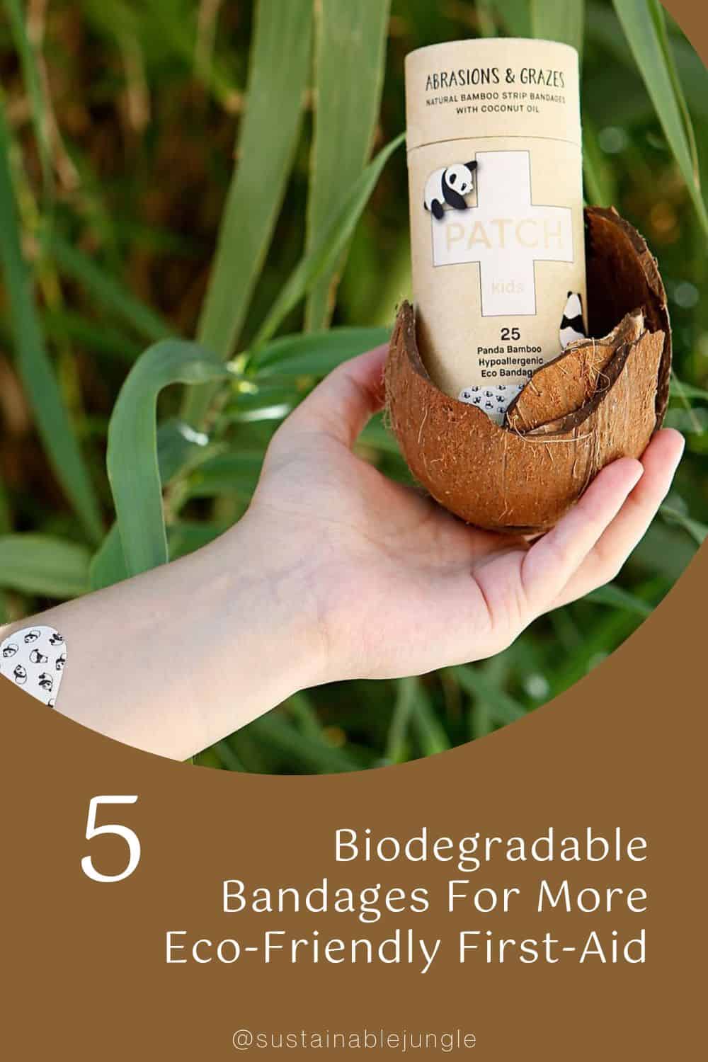 5 Biodegradable Bandages For More Eco-Friendly First-Aid Image by PATCH #biodegradablebandages #biodegradablebamboobandages #bambobandages #ecofriendlybandages #biodegradablebandaids #sustainablejungle