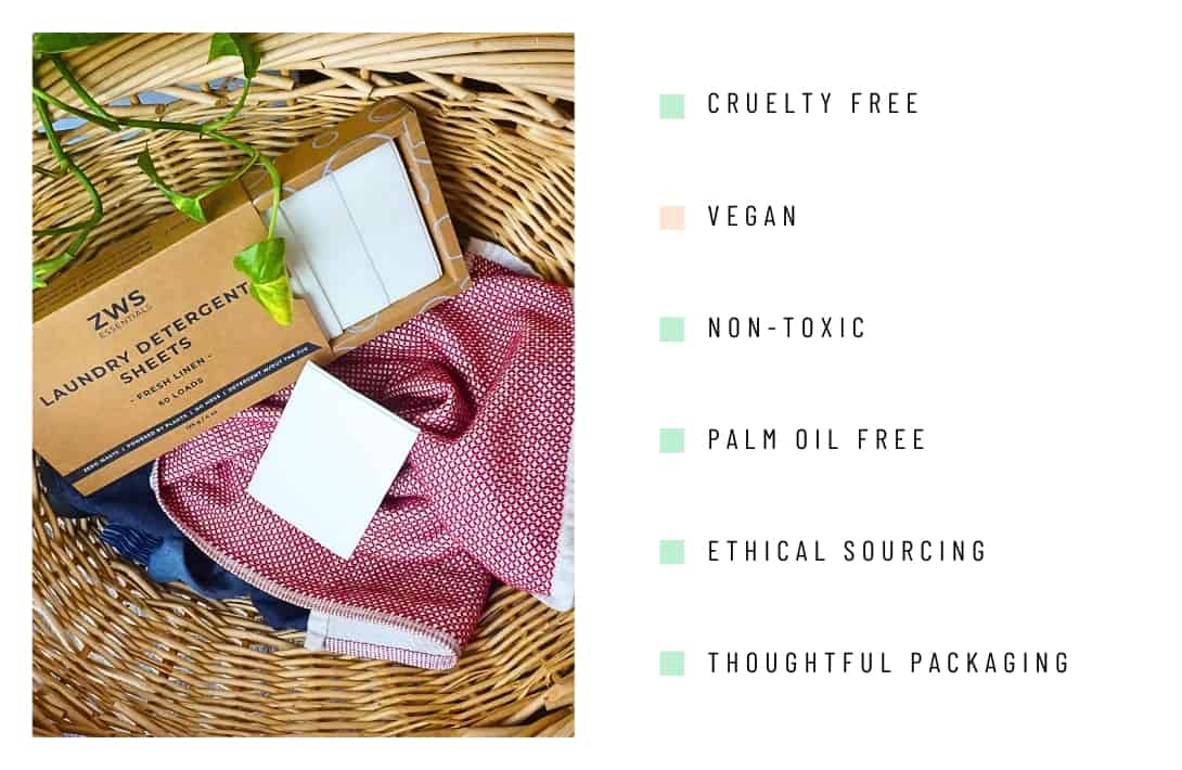 9 Laundry Detergent Sheets To Make Laundry Day A Breeze Image by Sustainable Jungle #laundrydetergentsheets #bestlaundrydetergentsheets #sustainablejungle
