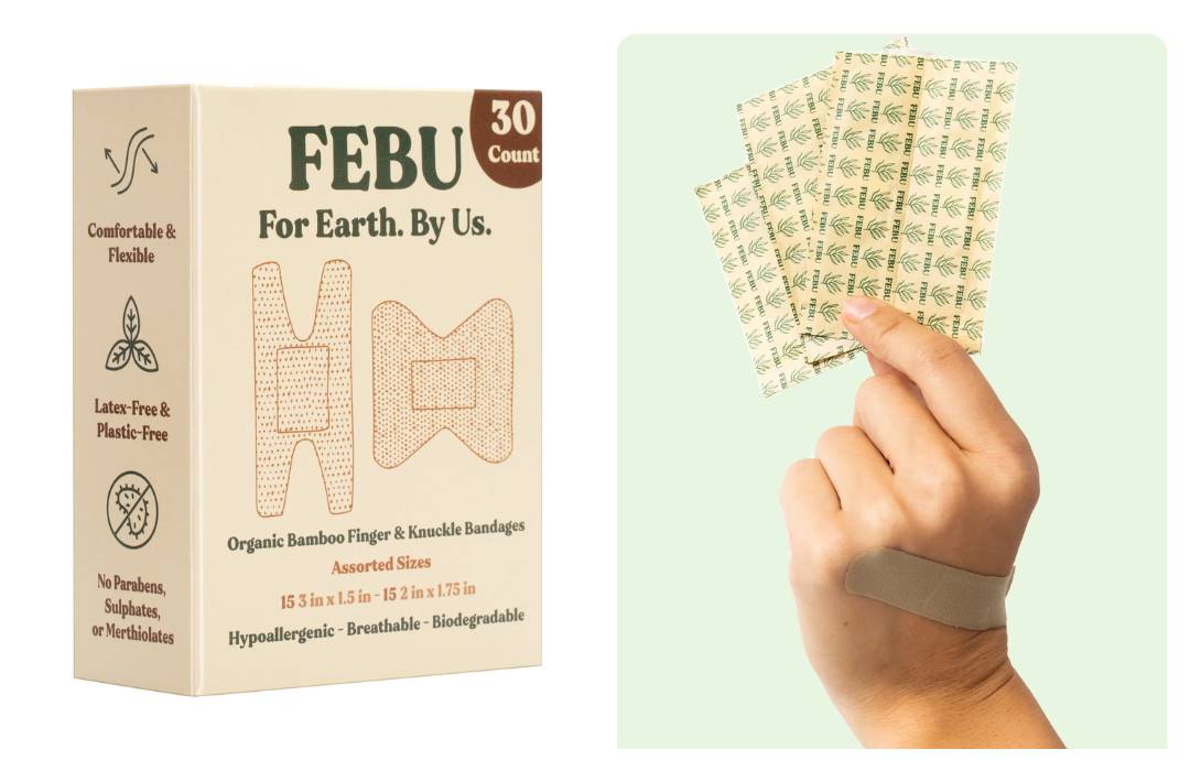 5 Biodegradable Bandages For More Eco-Friendly First-Aid Images by FEBU #biodegradablebandages #biodegradablebamboobandages #bambobandages #ecofriendlybandages #biodegradablebandaids #sustainablejungle