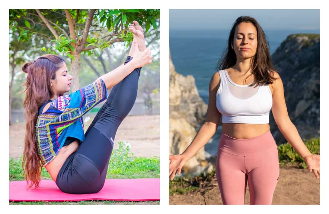 Explore our yoga clothing collection of recycled polyester by