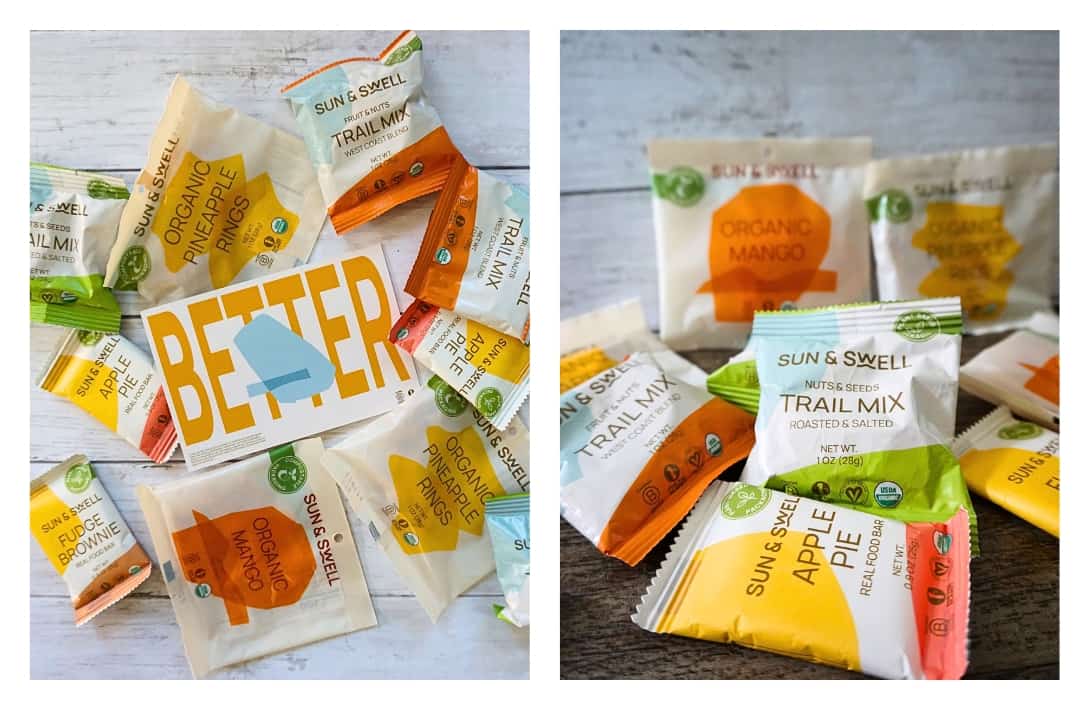 9 Sustainable Snacks Suitable For Eco-Friendly Food Fanatics Images by Sustainable Jungle #sustainablesnacks #sustainablesnackbrands #snackswithsustainablepackaging #ecofriendlysnacks #ecofriendlypackagedsnacks #sustainablejungle