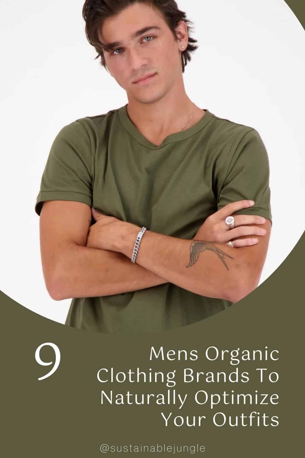 9 Mens Organic Clothing Brands To Naturally Optimize Your Outfits Image by The Good Tee #mensorganicclothing #organicmenslcothing #organiccottonclothingformen #organicmensclothes #organicclothesformen #mensnaturalclothing #sustainablejungle