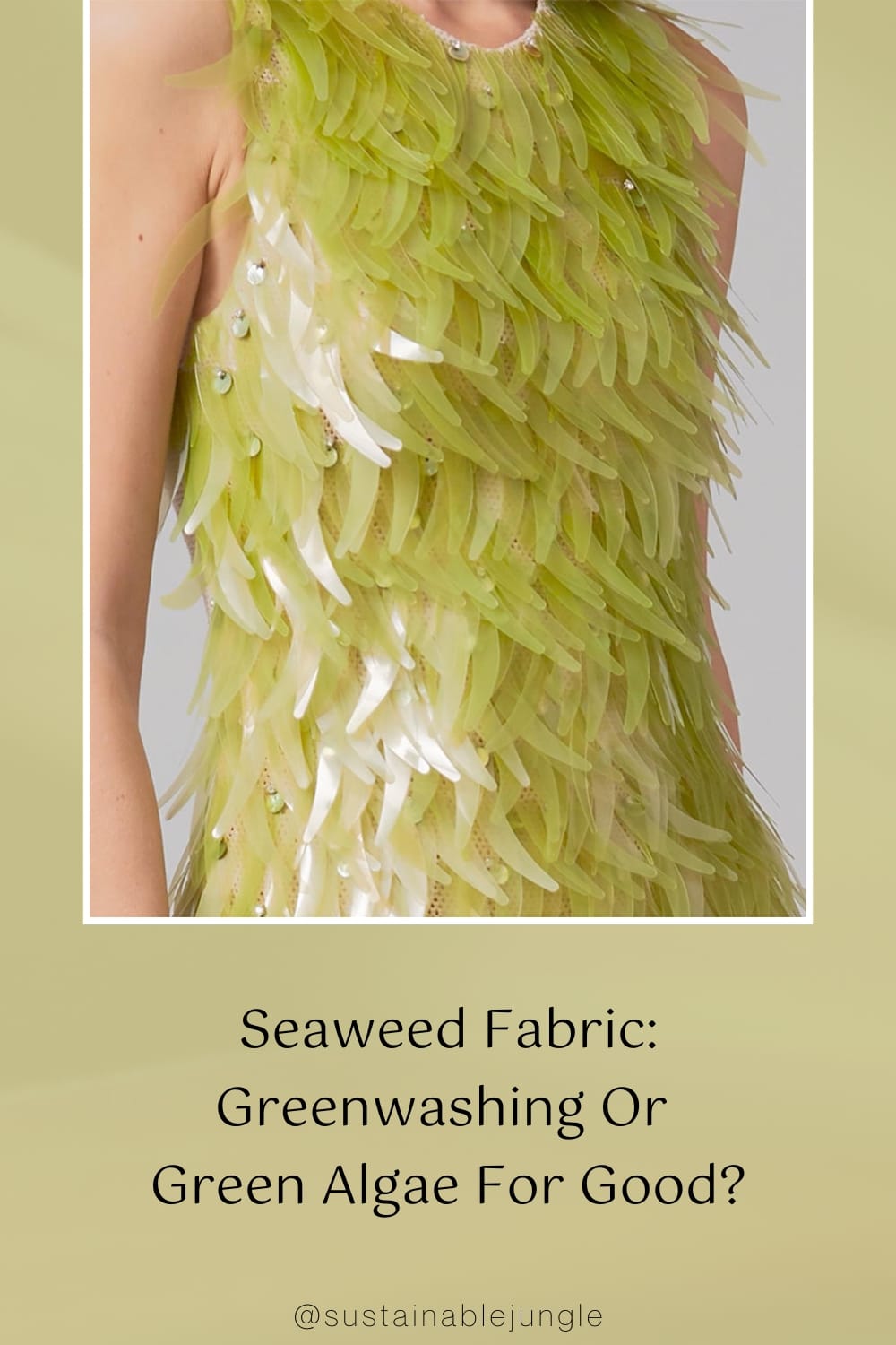 Seaweed Fabric: Greenwashing Or Green Algae For Good? Image by smartfiber AG #seaweedfabric #fabricseaweed #fabricmadefromseaweed #seaweedclothing #seaweedclothes #seaweedfiberclothing #sustainablejungle