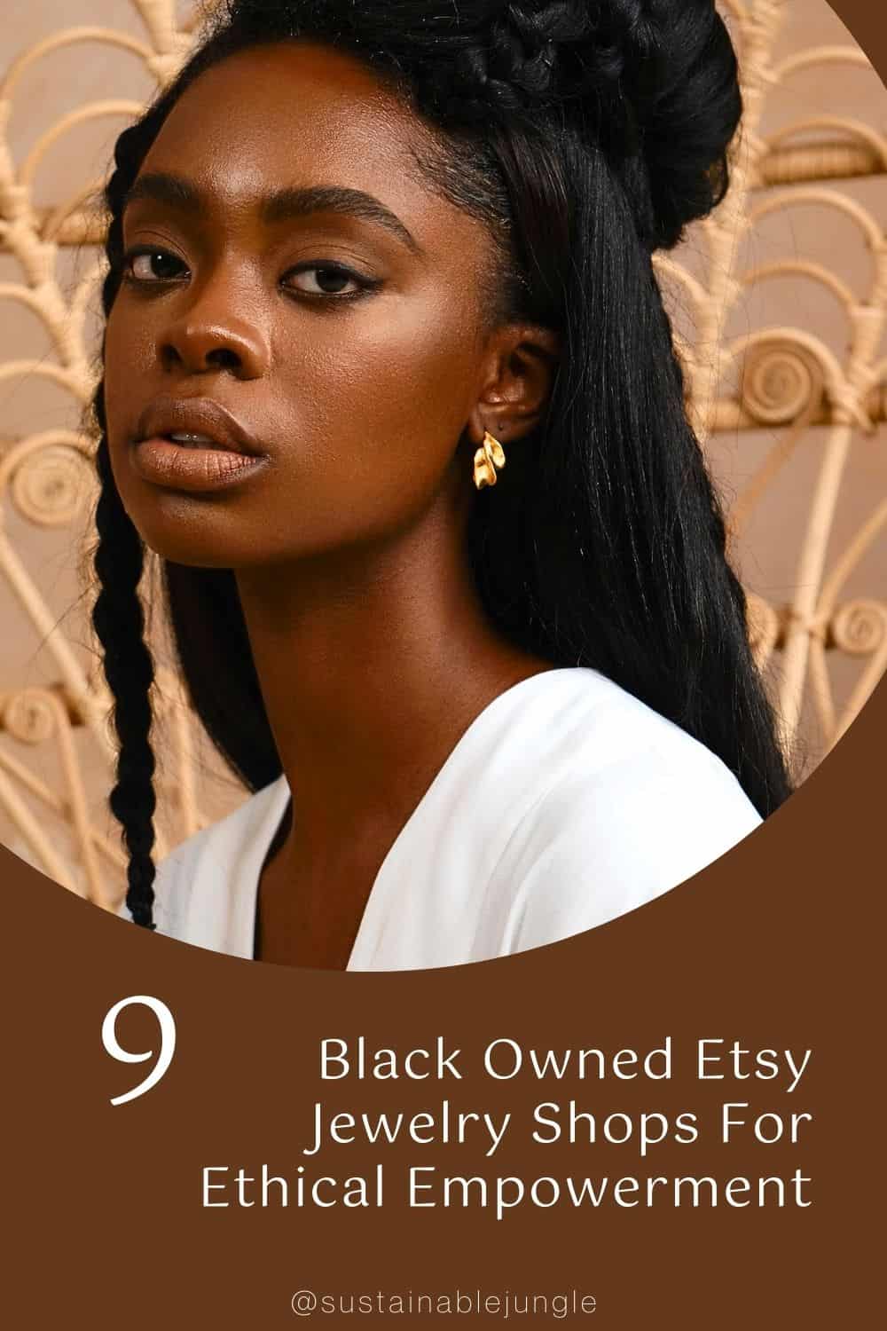 9 Black Owned Etsy Jewelry Shops For Ethical Empowerment Image by Omi Woods #blackownedEtsyjewelryshops #blackownedetsyshops #etsyafricanjewelry #blackownedjewelrystores #blackartistsonetsy #sustainablejungle