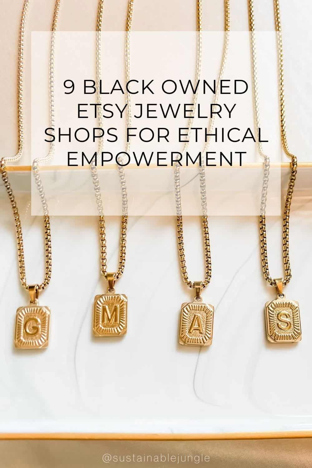 9 Black Owned Etsy Jewelry Shops For Ethical Empowerment Image by Saharas Essentials #blackownedEtsyjewelryshops #blackownedetsyshops #etsyafricanjewelry #blackownedjewelrystores #blackartistsonetsy #sustainablejungle