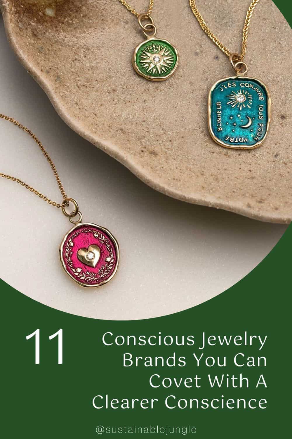 11 Conscious Jewelry Brands You Can Covet With A Clearer Conscience Image by Pyrrha #consciousjewery #earthconsciousjewelry #consciousjewelrybrands #sociallyconsciousjewelry #consciousgems #sustainablejungle