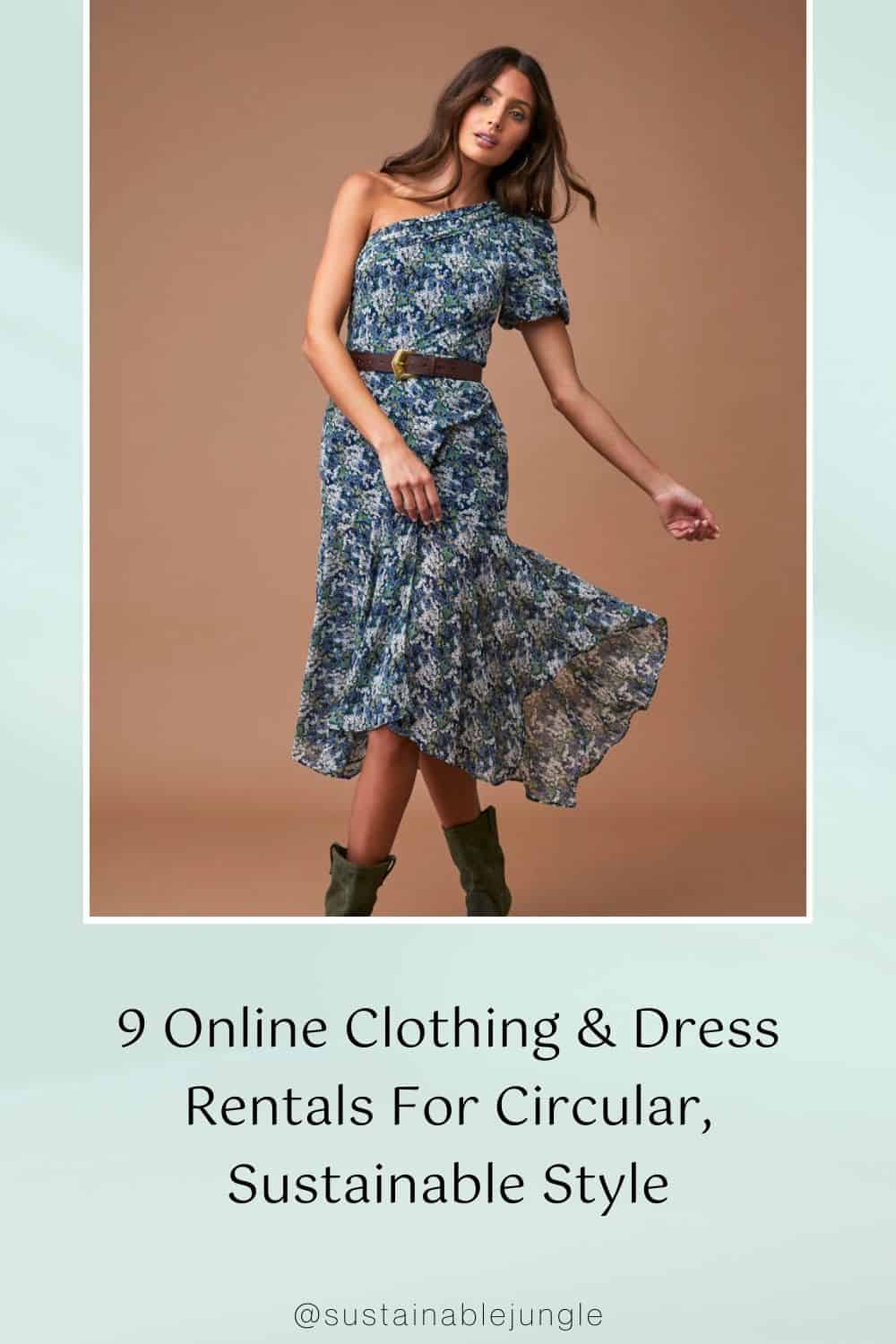 9 Online Clothing & Dress Rentals For Circular, Sustainable Style Image by Fashion Pass #dressrentals #rentdresses #dressrentalonline #formaldressrental #clothingrentalonline #onlineclothingrental #sustainablejungle
