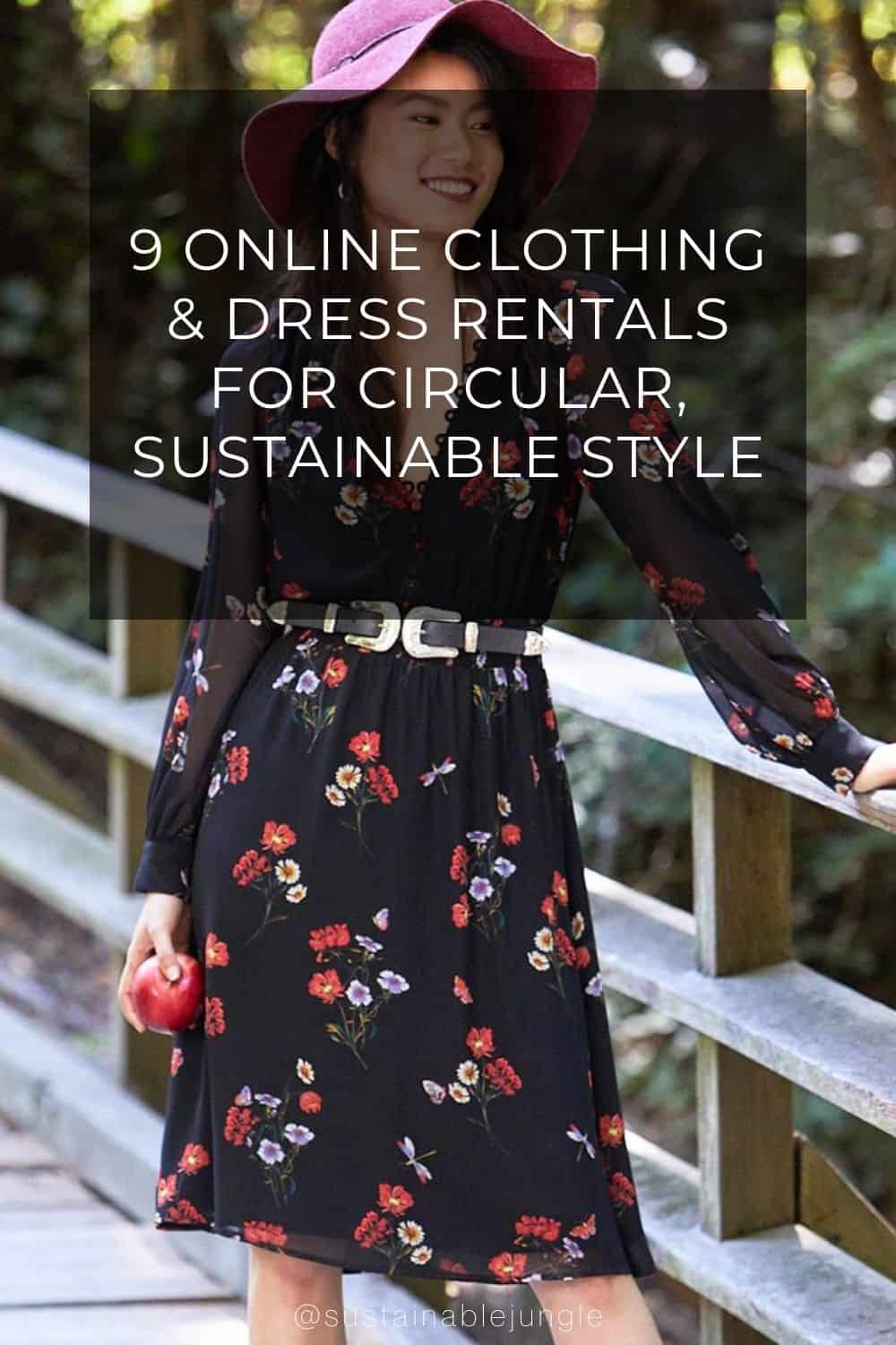 9 Online Clothing & Dress Rentals For Circular, Sustainable Style Image by Le Tote #dressrentals #rentdresses #dressrentalonline #formaldressrental #clothingrentalonline #onlineclothingrental #sustainablejungle