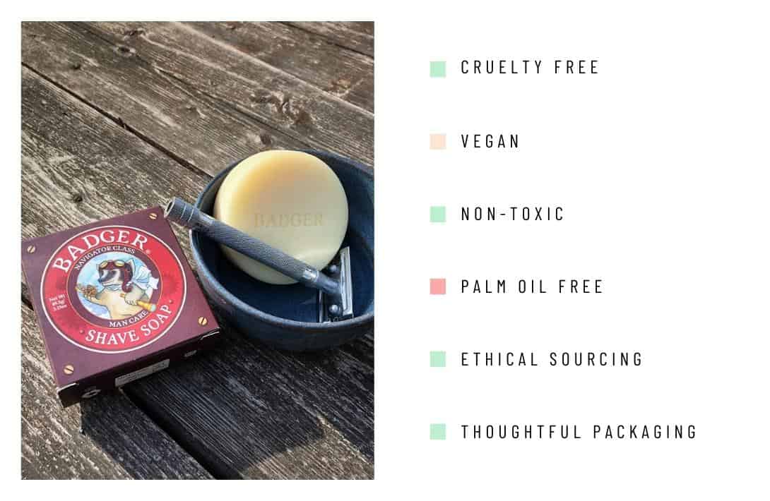 7 Shaving Soap Bars For A Smooth, Sustainable Shave Image by Badger #shavingsoapbars #sharingsoapbarwomen #mensshavingsoapbars #shavingsbars #solidshavingbar #bestshavebars #sustainablejungle