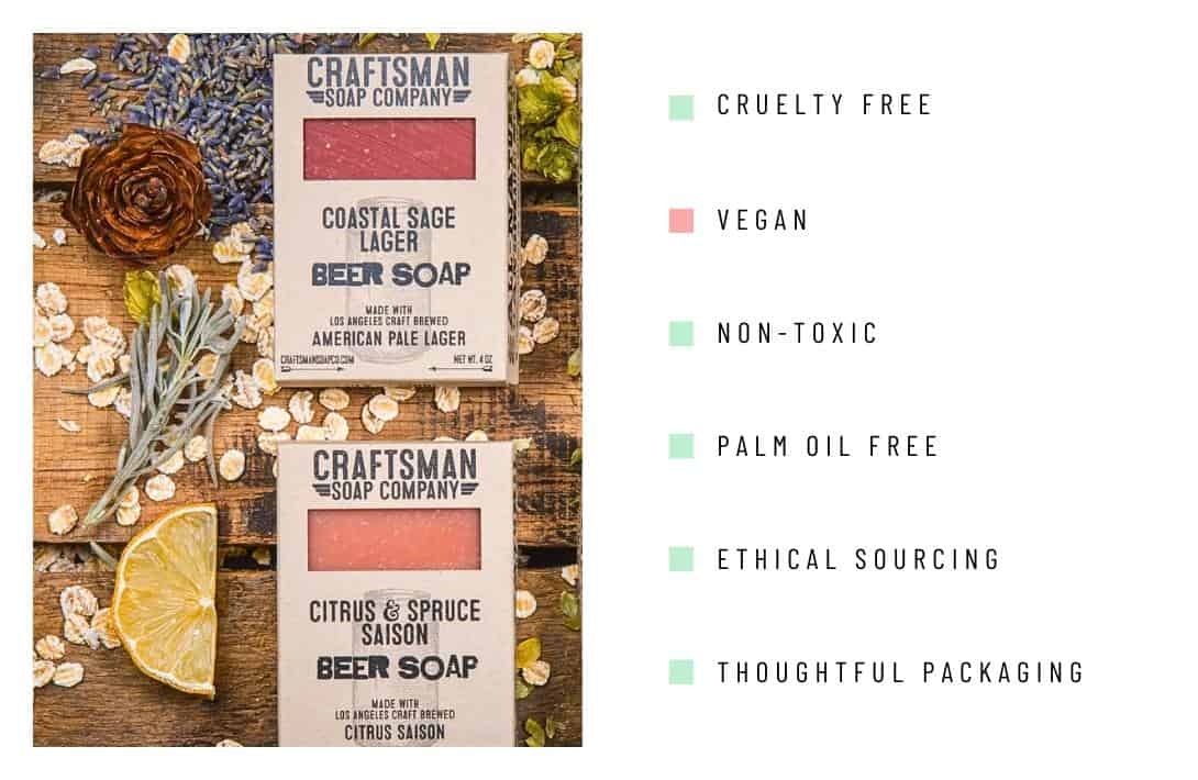 7 Shaving Soap Bars For A Smooth, Sustainable Shave Image by Craftsman Soap Co #shavingsoapbars #sharingsoapbarwomen #mensshavingsoapbars #shavingsbars #solidshavingbar #bestshavebars #sustainablejungle