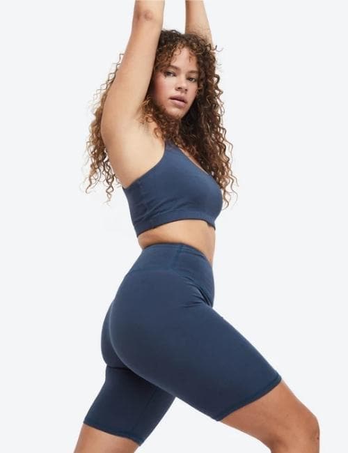 7 Ethical & Sustainable Bike Shorts For Planet-Friendly Pedaling Image by MATE the Label #sustainablebikeshorts #ethicalbikeshorts #ecofriendlybikeshorts #sustainablerbikershorts #organiccottonbikeshorts #sustainableshorts #sustainablejungle