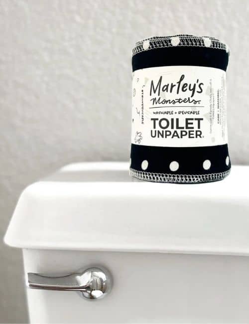 7 Reusable Toilet Paper Brands For a More Circular Flush Image by Marley's Monsters #reusabletoiletpaper #reusableclothingtoiletpaper #cloethtoiletpaper #familycloth #whatisfamilycloth #sustainablejungle