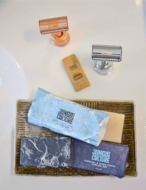 7 Shaving Soap Bars For A Smooth, Sustainable Shave Image by Sustainable Jungle #shavingsoapbars #sharingsoapbarwomen #mensshavingsoapbars #shavingsbars #solidshavingbar #bestshavebars #sustainablejungle