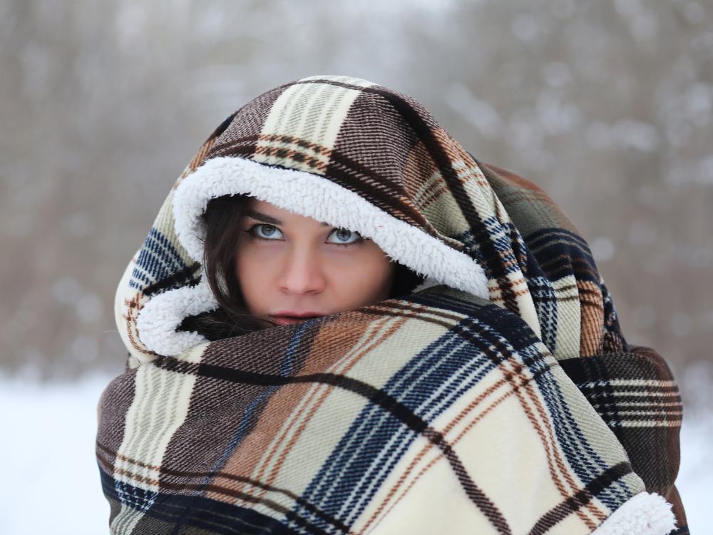 Fleece fabric top for winter