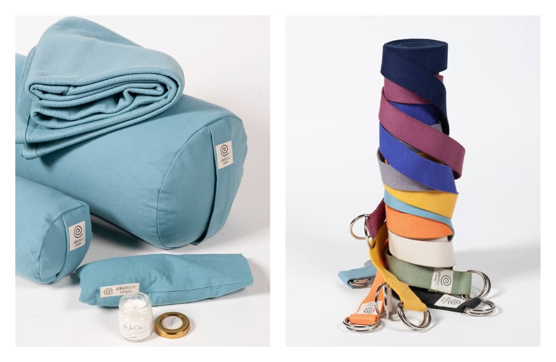 9 Eco-Friendly Yoga Accessories To Prop Up Your Sustainable Practice Images by Ekotex Yoga #ecofriendlyyogaaccessories #ecofriendlyyogaprops #sustainableyogaaccessories #sustainableyogaprops #ecofrinedlyyogaequipment #sustainablejungle