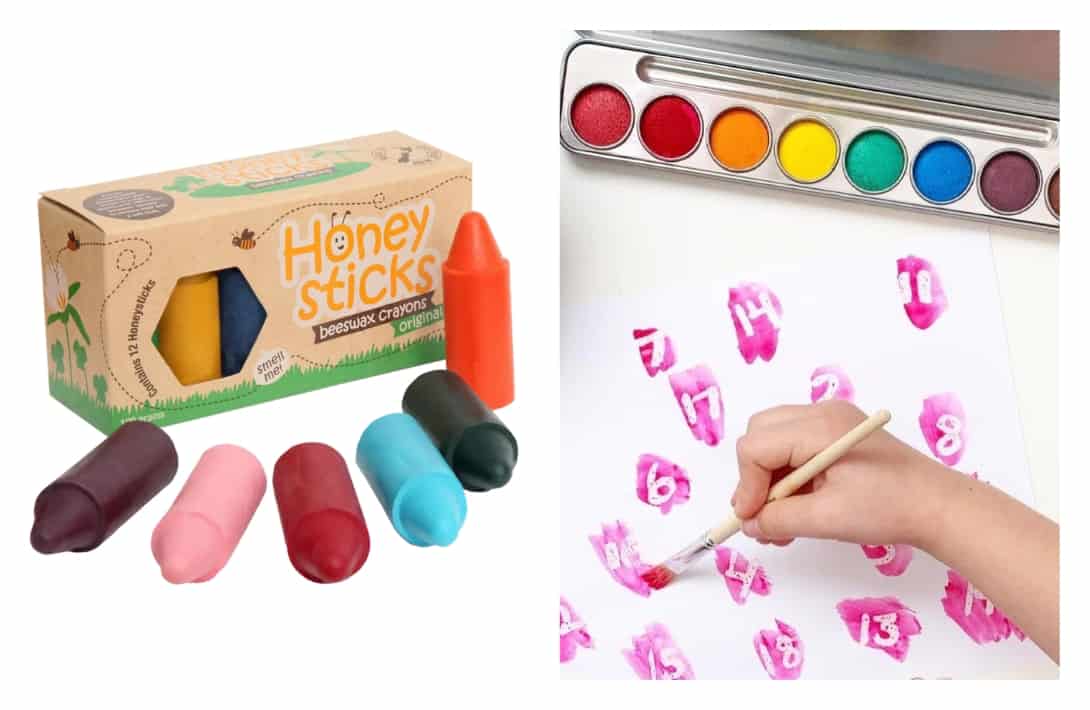 9 Non-Toxic Art Supplies: Your Guide to Safe Creativity Images by Honeysticks #nontoxicartsupplies #nontoxicartsuppliesfortoddlers#safenontoxicartsupplies #nontoxickidsartsupplies#nontoxicpaintforkids #nontoxicfingerpaint#sustainablejungle