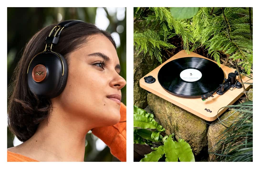 12 Sustainable Electronics Brands Putting The 'E' In Eco-Friendly Images by House of Marley #sustainableelectronics #sustainableelectronicsbrands #sustainabletechproducts #ecofriendlyelectronics #ecofriendlytechaccessories #ecofriendlygadgets #sustainablejungle